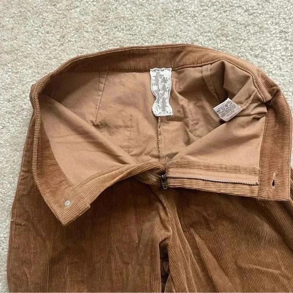 Sadie & Sage Wide Leg Brown Corduroy Pants Women’s Size M Style# AA472093 - Picture 11 of 16